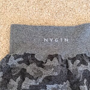 NVGTN Charcoal and Black Camo Leggings